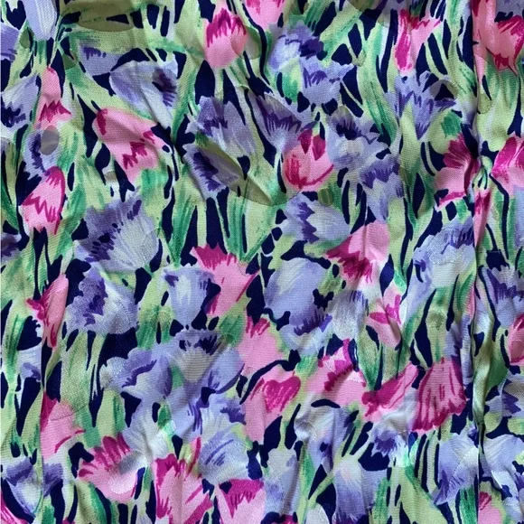 GUC Maggy London by Jeannene Booher Vintage 100% silk Dress | Size 8 - Picture 4 of 6